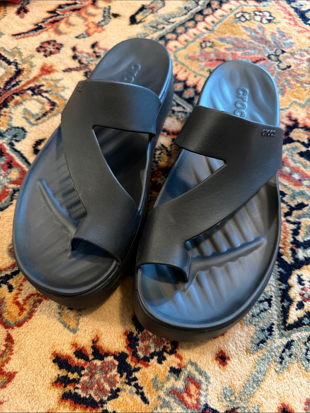 CROCS Women’s Black Slip-On Sandal Slides